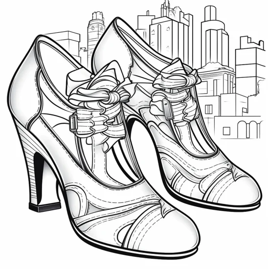 Coloring Pages Shoes