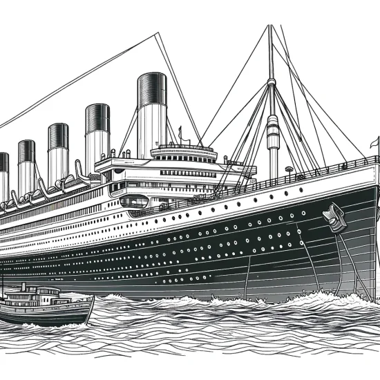 Coloring Pages Titanic