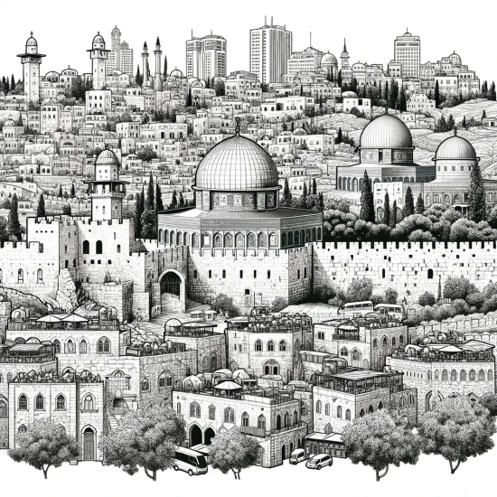 Coloring Pages of Jerusalem