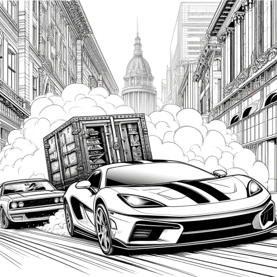 Fast and the Furious Coloring Pages