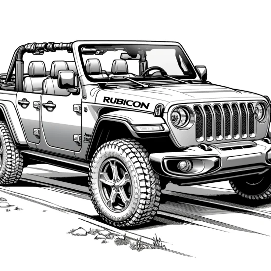 Jeep Coloring Pages