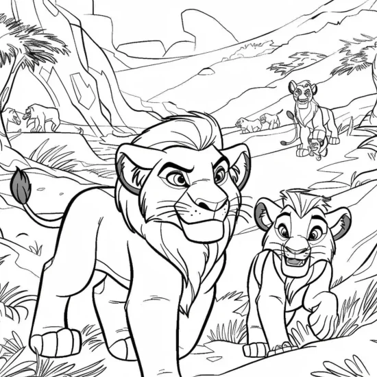 Lion Guard Coloring Pages