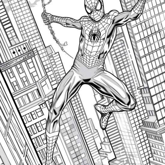 Miles Morales Coloring Sheets