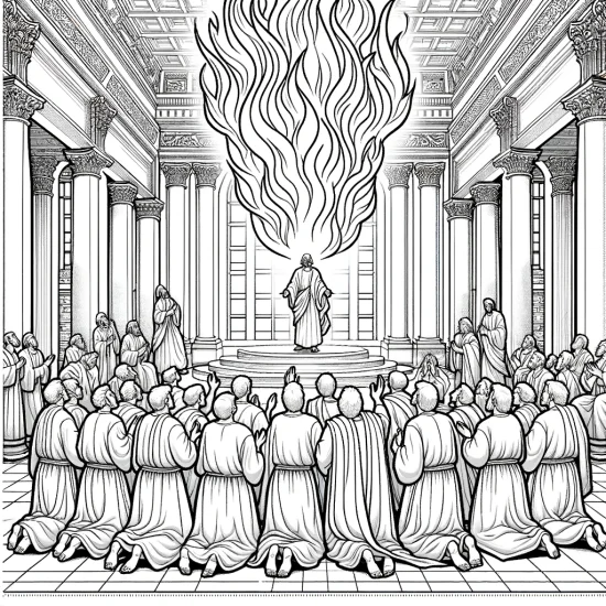 Pentecost Coloring Page