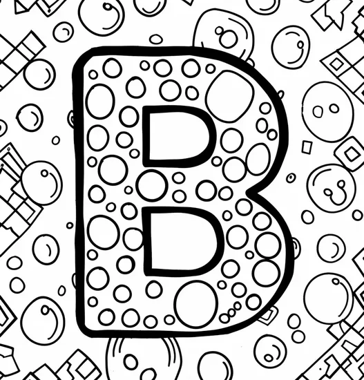 bubble letter b (6)