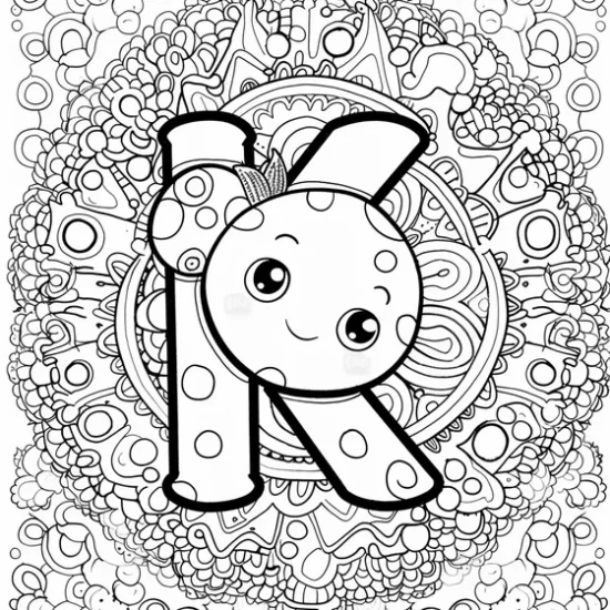 bubble letter k (12)