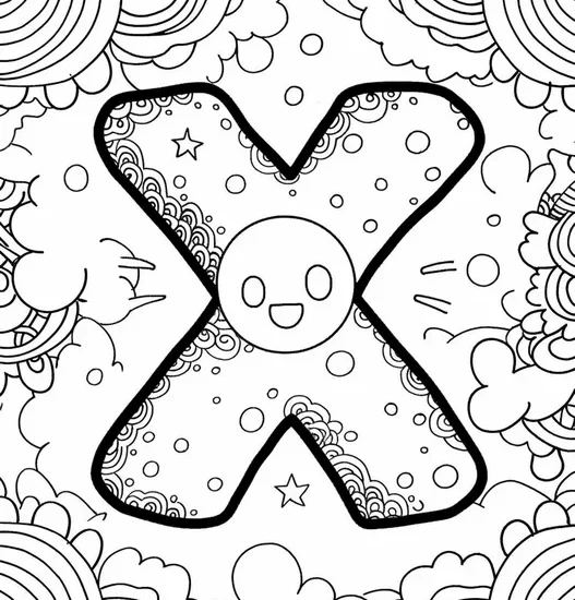 bubble letter x (15)